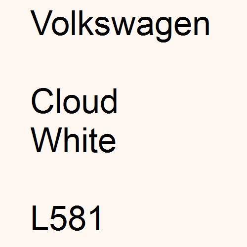 Volkswagen, Cloud White, L581.